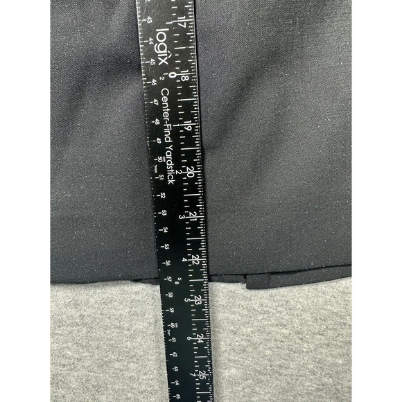 Theory Women's Pencil Skirt With Slit Black Size 10 Size 31 Waist - Picture 6 of 8